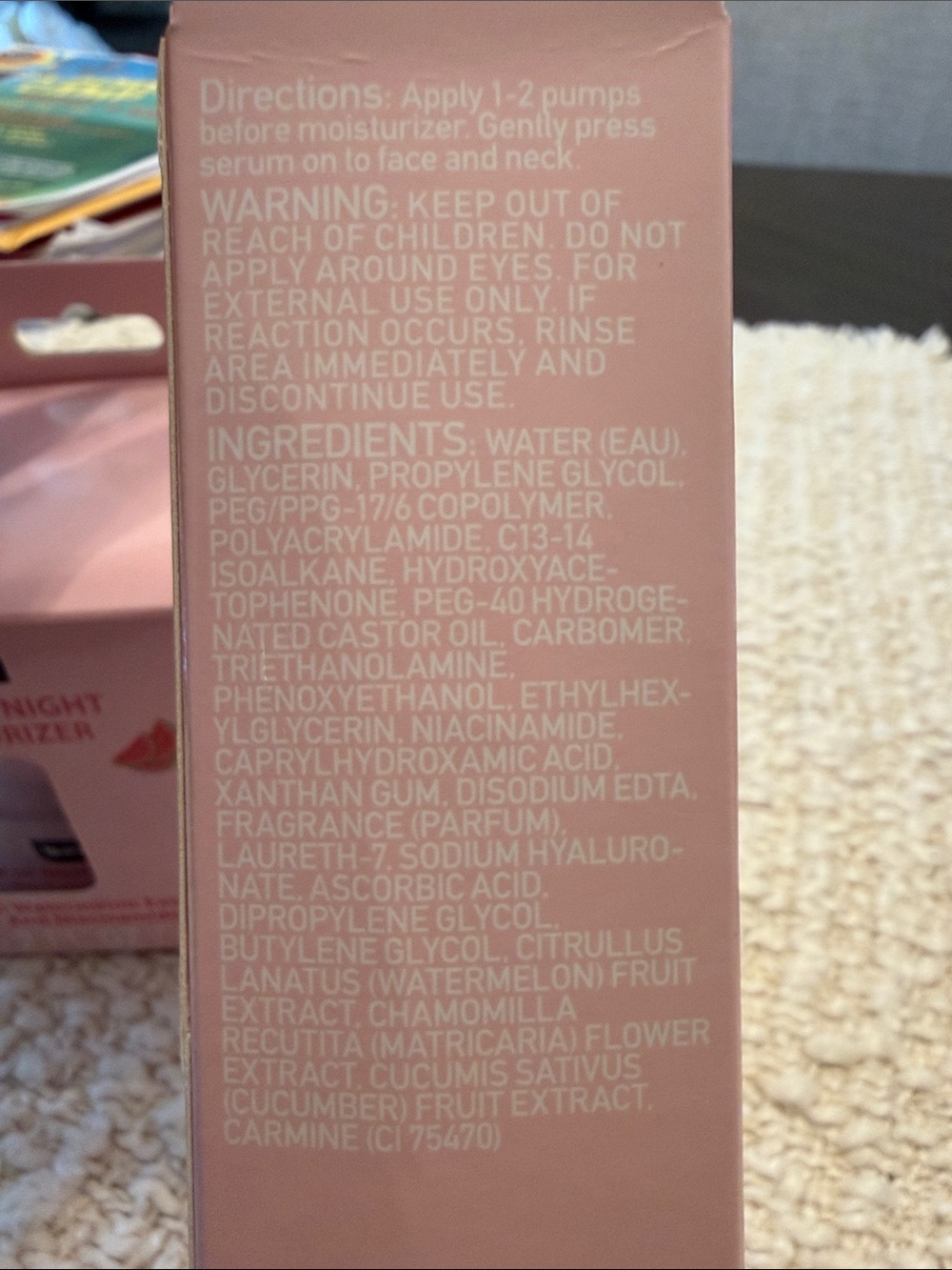 B pure "Glow Up Night Moisturizer" and "Glow Up Serum" set-new in box - Picture 6 of 7